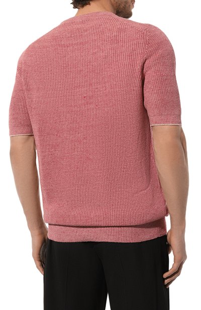 Джемпер изо льна и хлопка BRUNELLO CUCINELLI, арт. M2L70B2257, фото 4