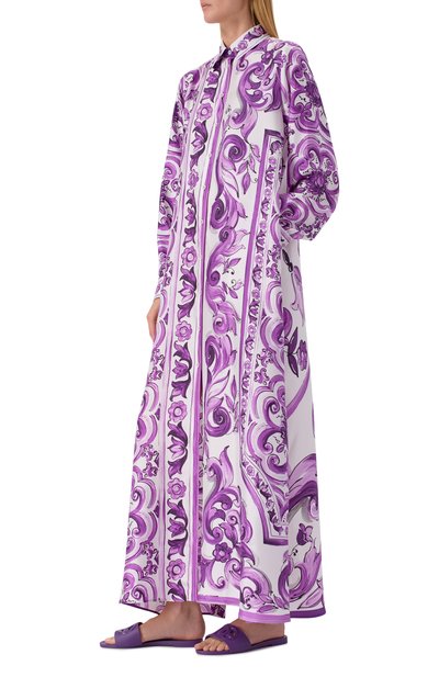 Шелковое платье DOLCE & GABBANA, арт. F6TYQT/HI1TK, фото 3