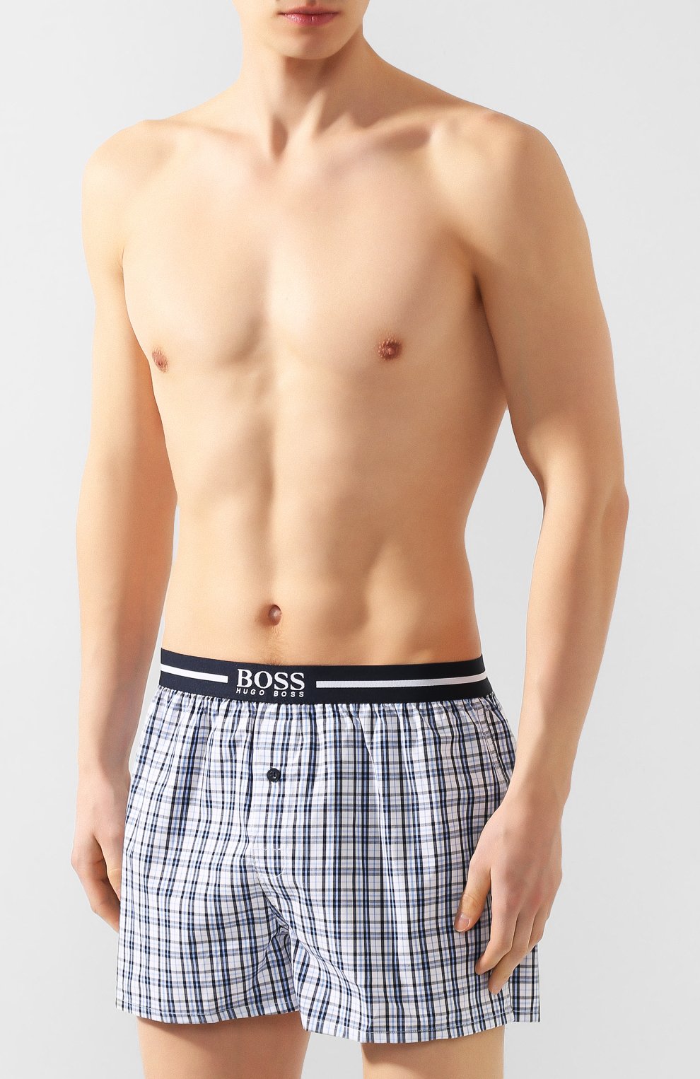 Комплект из двух хлопковых боксеров свободного кроя BOSS, арт. 50388953, фото 2