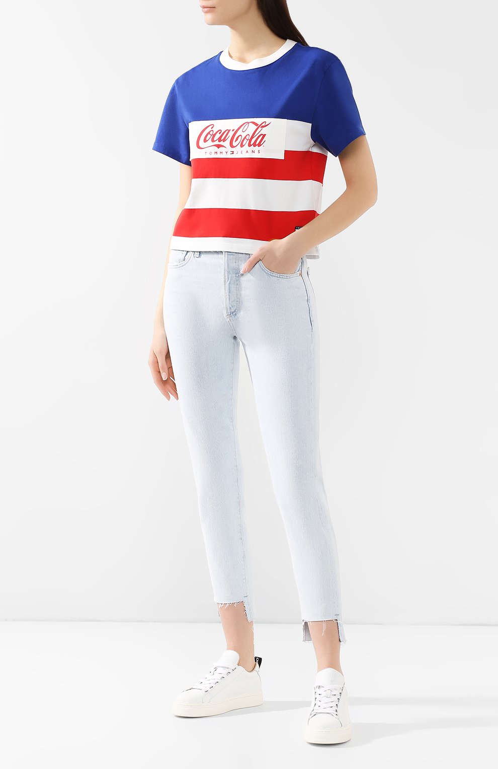 Хлопковая футболка TOMMY HILFIGER, арт. DW0DW06930, фото 2