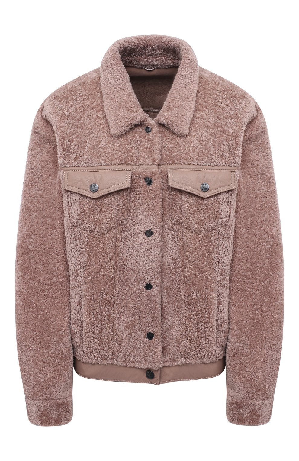 Дубленка SIMONETTA RAVIZZA розового цвета по цене 185500 руб., арт. S01JA20H1/CT685, фото 1 Дубленка SIMONETTA RAVIZZA, арт. S01JA20H1/CT685, фото 1