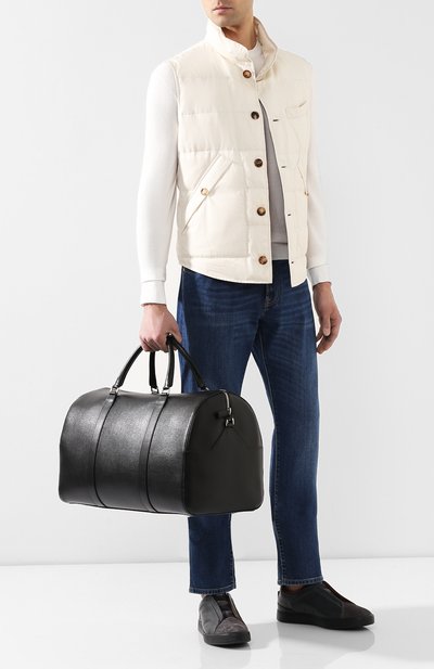 Кожаная дорожная сумка CANALI, арт. P325158/NA00053, фото 2