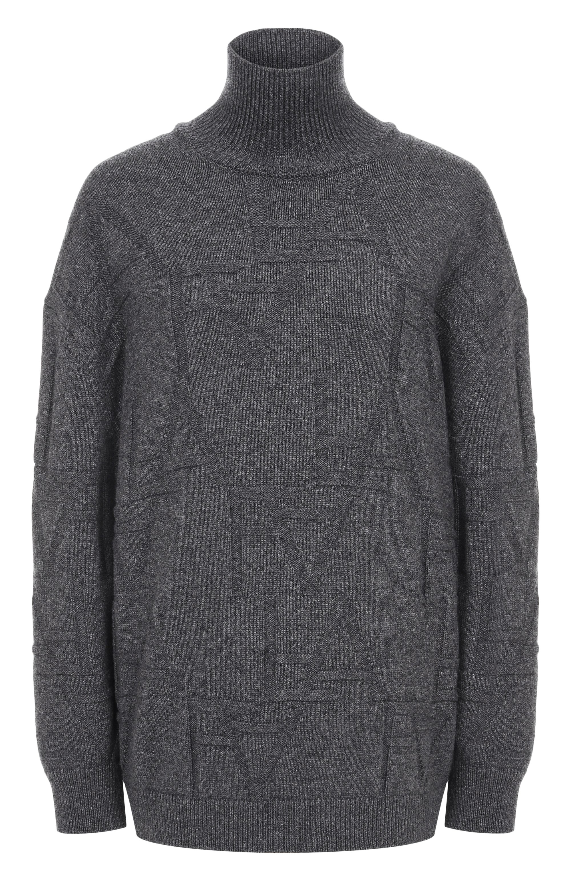 Свитер из шерсти и кашемира FREEAGE темно-серого цвета по цене 56540 руб., арт. W25.SW089.2030.991, фото 1 Свитер из шерсти и кашемира FREEAGE, арт. W25.SW089.2030.991, фото 1