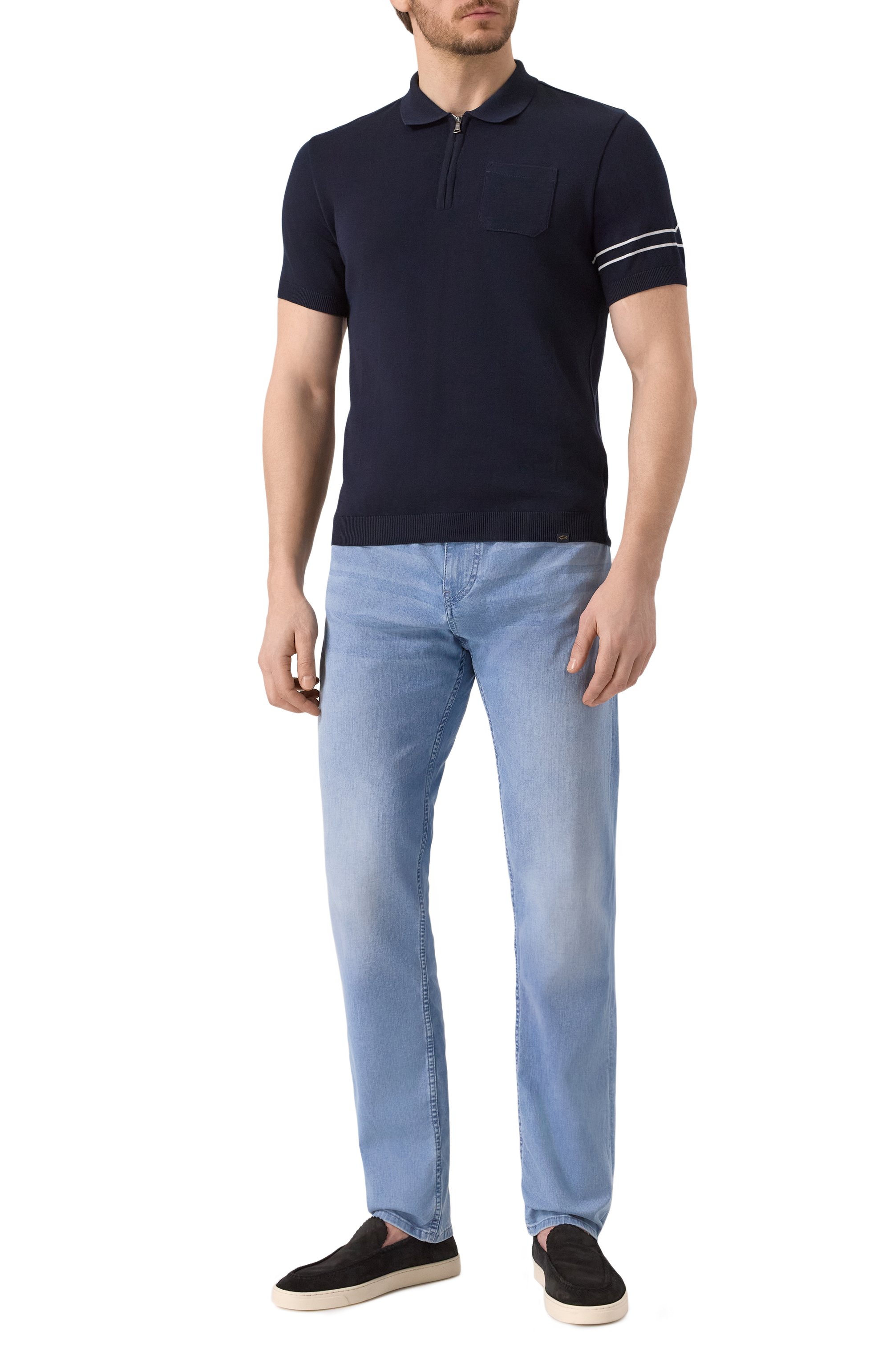 Хлопковое поло PAUL&SHARK, арт. 25411645, фото 2