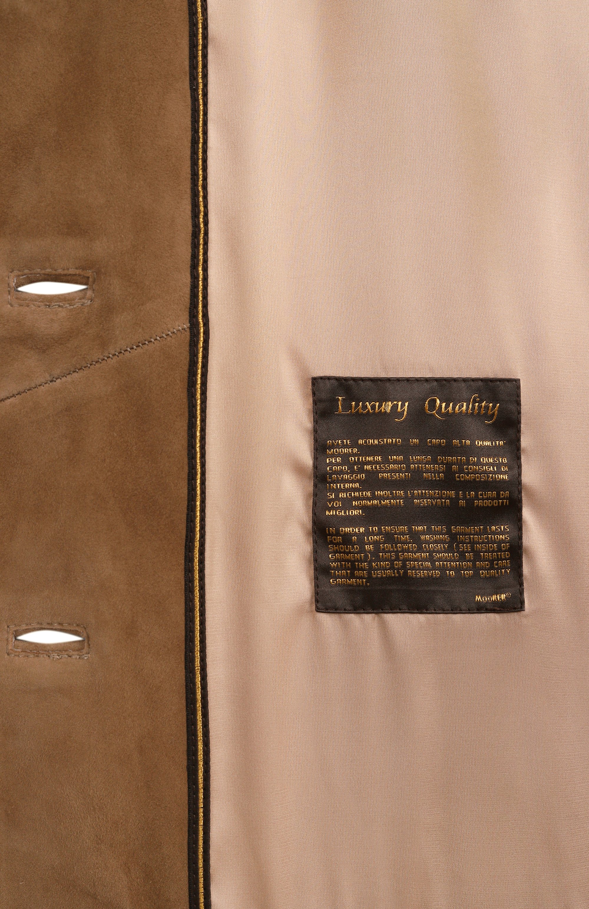 Замшевый бомбер MOORER, арт. NATIZZA-UR, фото 7