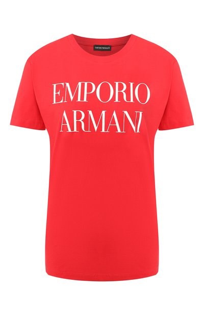 Женская хлопковая футболка EMPORIO ARMANI, арт. 3G2T69/2J07Z