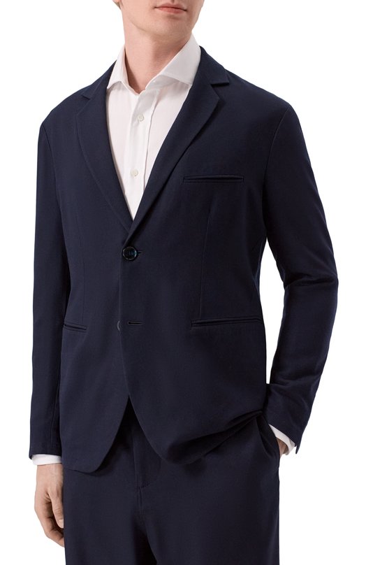 Шерстяной пиджак Giorgio Armani GM003230/TE13592 Синий  GM003230/TE13592 Фото 3
