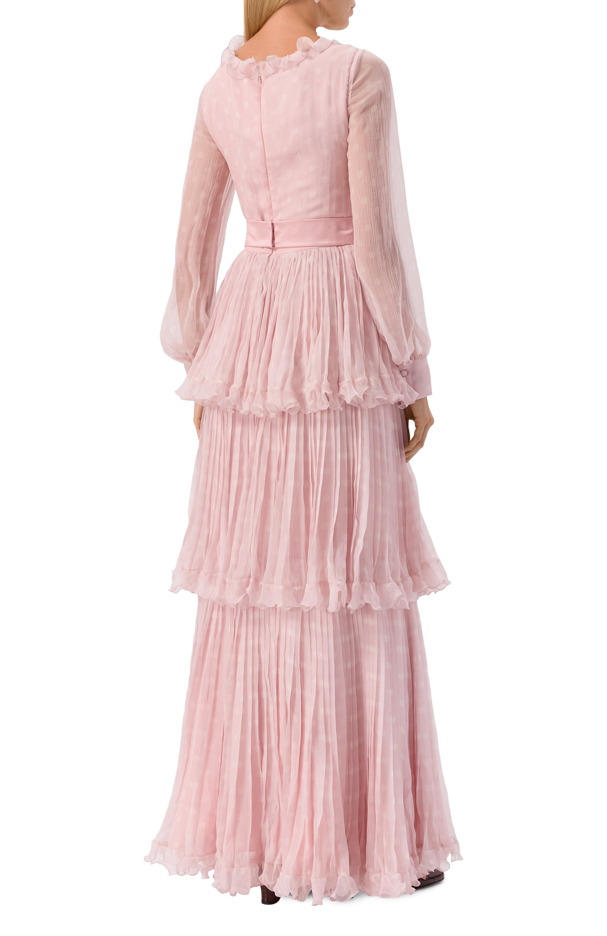 Шелковое платье VALENTINO, арт. 7B3VDLA5/9B3, фото 3