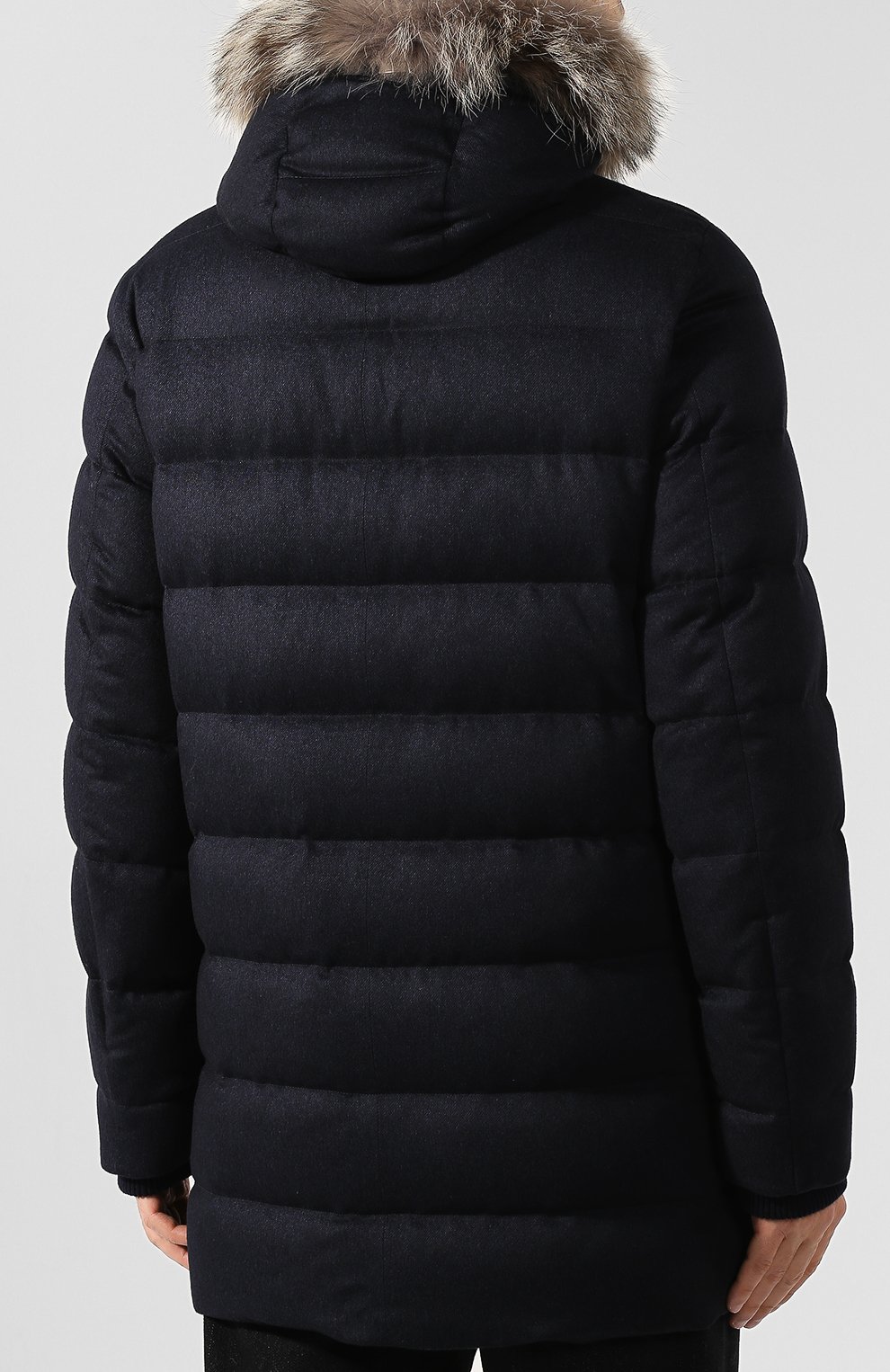 Пуховик из смеси шелка и кашемира HERNO, арт. PI0595U/38087, фото 4