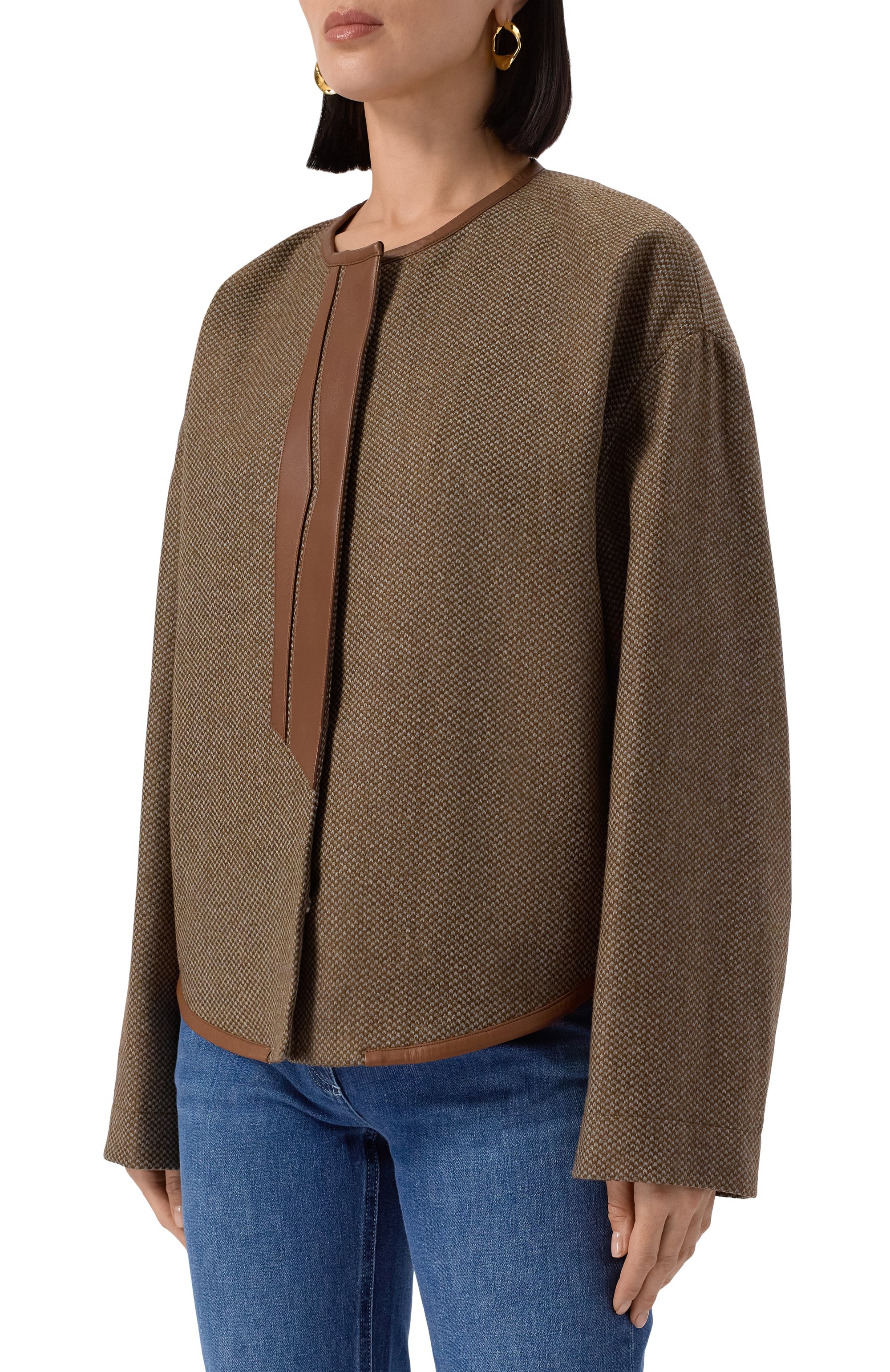 Жакет из шерсти и кашемира GIORGIO ARMANI, арт. GW001614/TE16708, фото 3