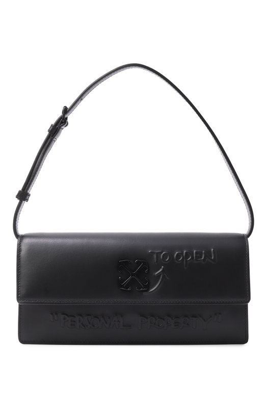 Сумка Jitney 1.0 Quote3D Off-White 0WNN172C99LEA003 Чёрный 0WNN172C99LEA003