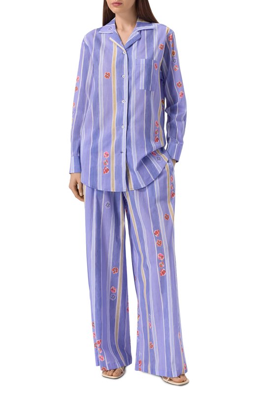 Хлопковая пижама Any Wowzers WKND02-STFL Голубой  WKND02-STFL Фото 2