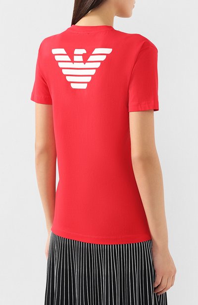 Хлопковая футболка EMPORIO ARMANI, арт. 3G2T69/2J07Z, фото 4