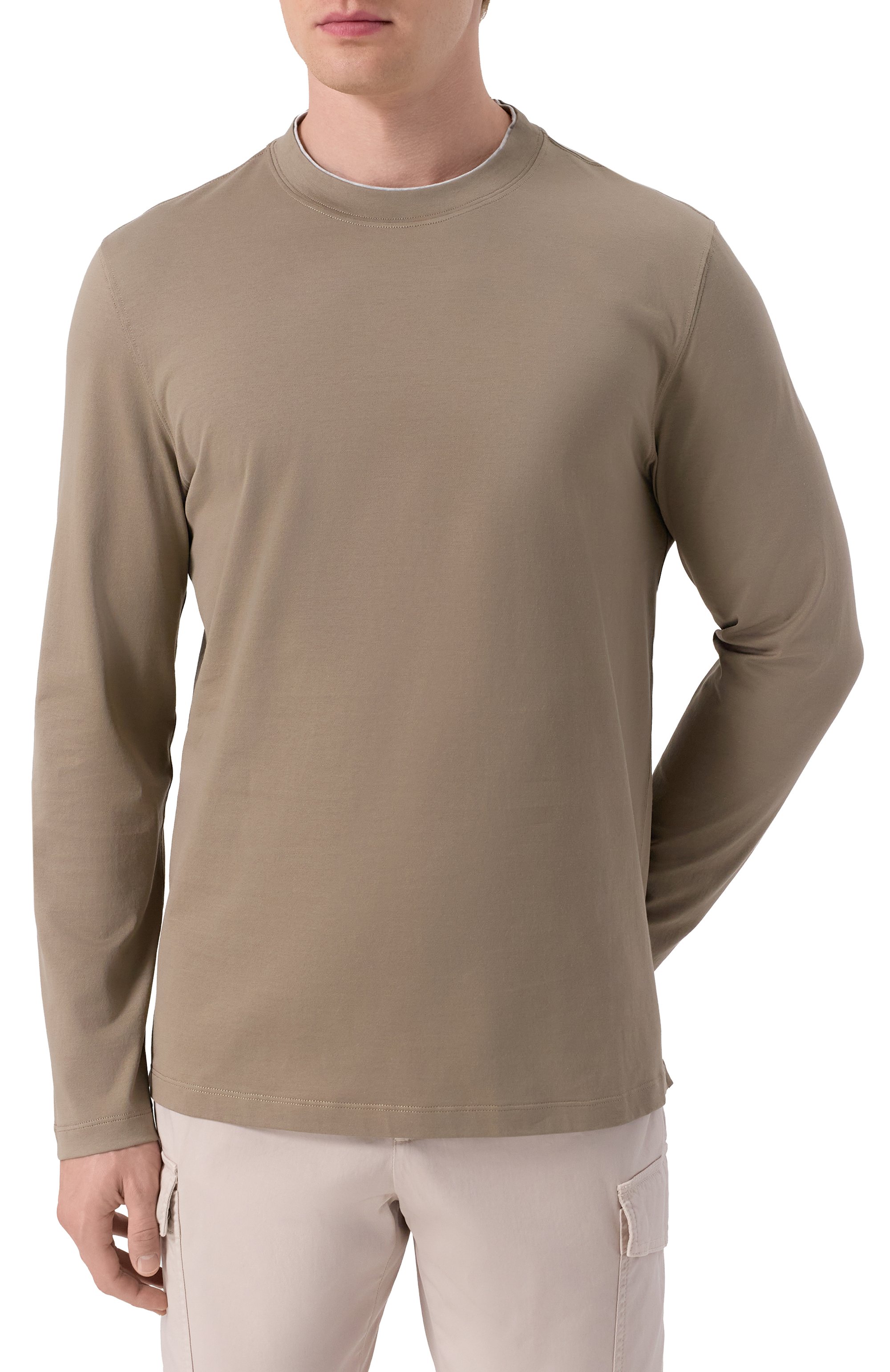 Хлопковый лонгслив BRUNELLO CUCINELLI, арт. M0B137433, фото 3