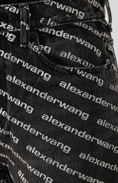 Джинсы ALEXANDER WANG черно-белого цвета по цене 38550 руб., арт. 4D994401DJ, фото 5 Джинсы ALEXANDER WANG, арт. 4D994401DJ, фото 5