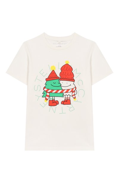 Хлопковая футболка STELLA MCCARTNEY, арт. TZ8Q91