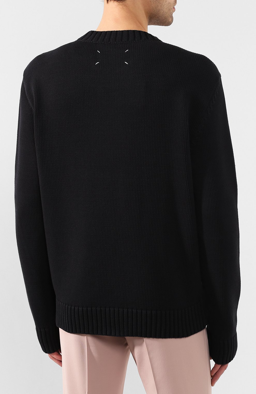 Хлопковый свитер MAISON MARGIELA, арт. S50GP0212/S16967, фото 4