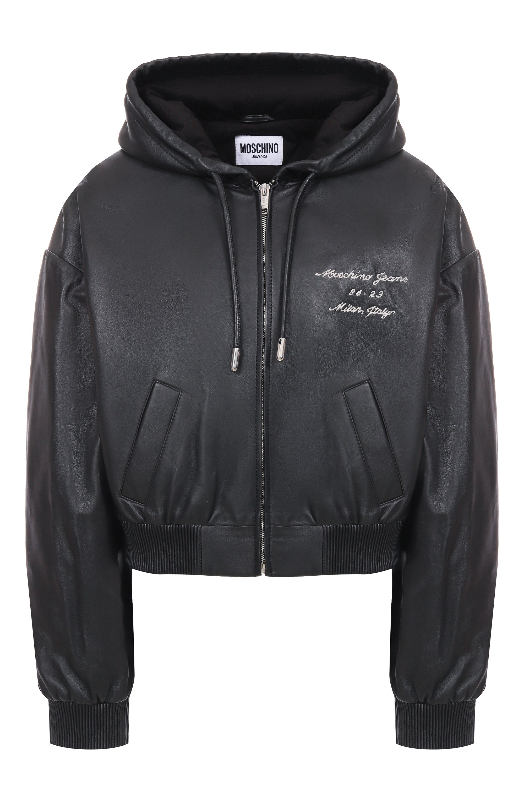 Кожаный бомбер M05CH1NO JEANS, арт. A3705/8216, фото 1