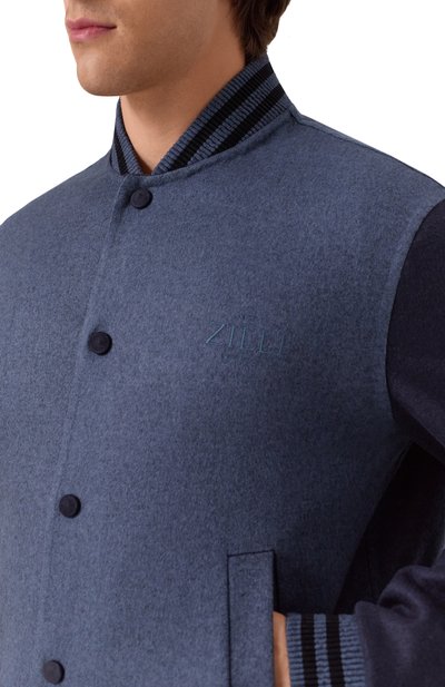 Бомбер и шерсти и кашемира ZILLI, арт. DBL005M024450034U, фото 5