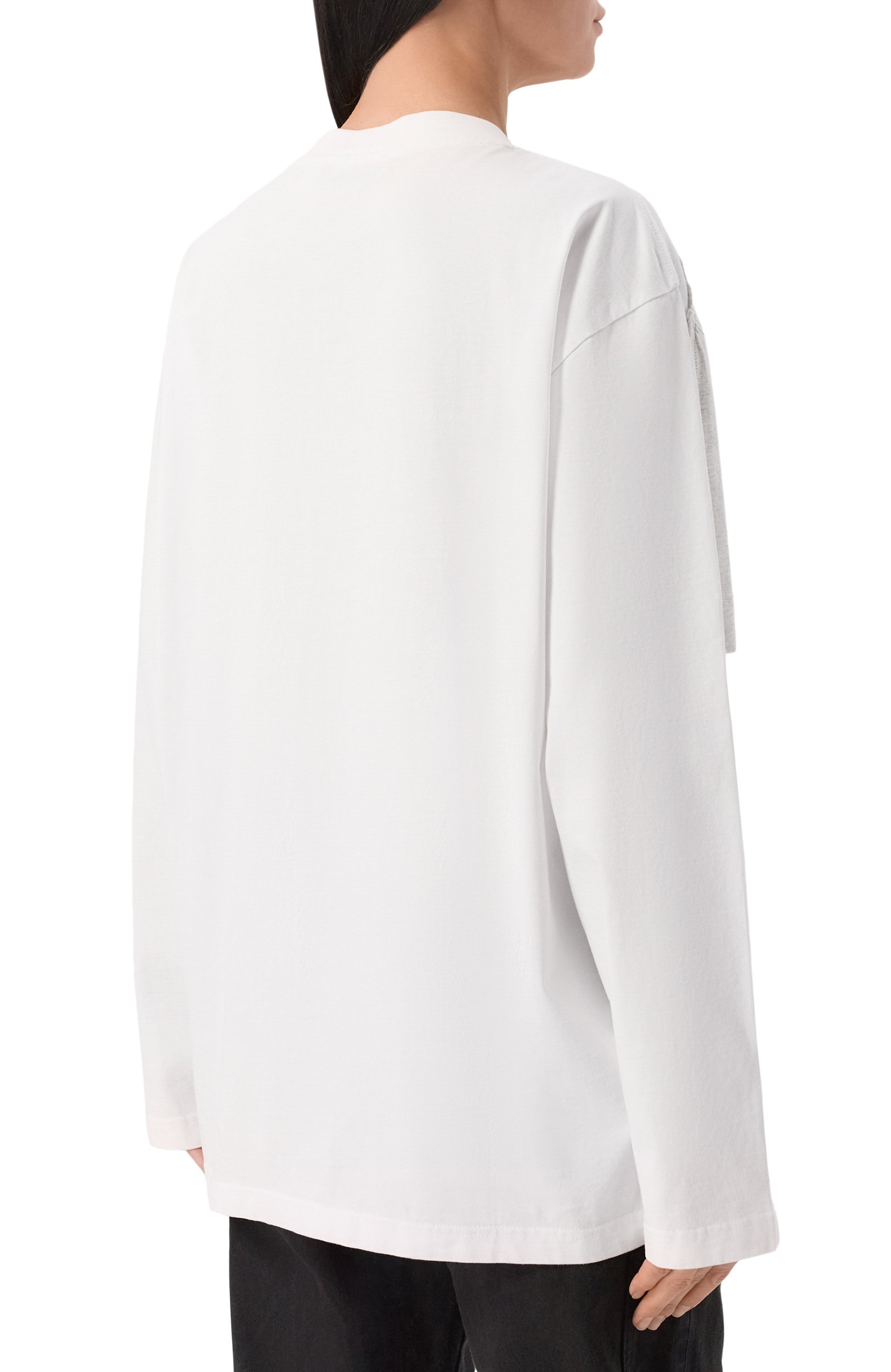 Хлопковая лонгслив OFF-WHITE, арт. 2FB00565T, фото 4