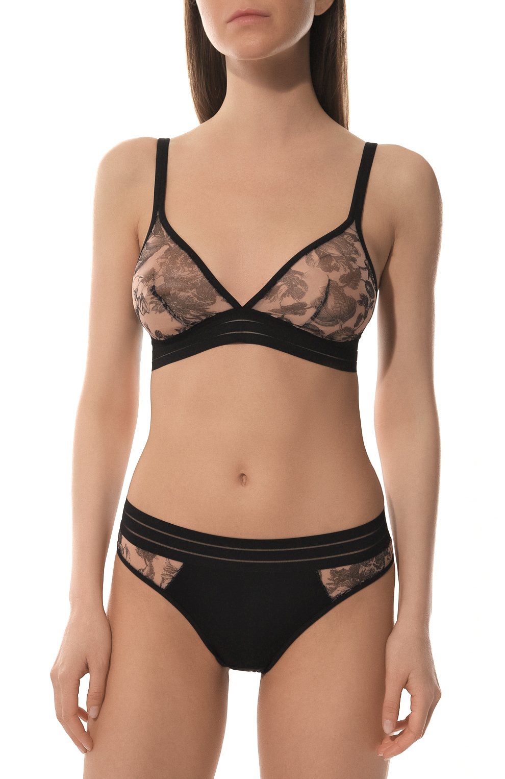 Трусы-стринги MAISON LEJABY черного цвета по цене 6950 руб., арт. 21161, фото 2 Трусы-стринги MAISON LEJABY, арт. 21161, фото 2