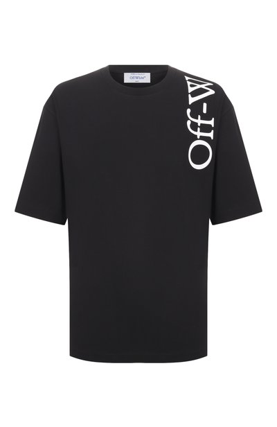 Мужская хлопковая футболка OFF-WHITE, арт. 0MAA120F26JER0100