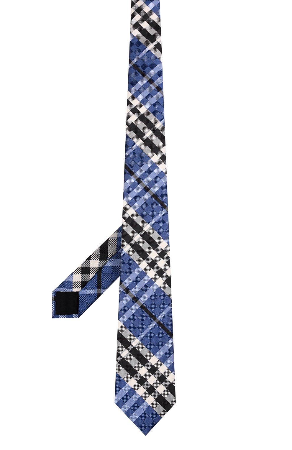 Шелковый галстук BURBERRY синего цвета по цене 21000 руб., арт. 8041571, фото 3 Шелковый галстук BURBERRY, арт. 8041571, фото 3