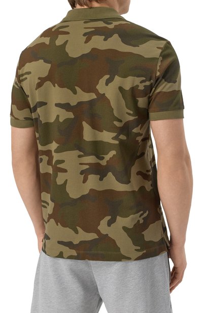 Хлопковое поло AERONAUTICA MILITARE хаки цвета по цене 16000 руб., арт. 251P01861P346, фото 4 Хлопковое поло AERONAUTICA MILITARE, арт. 251P01861P346, фото 4