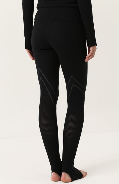 Однотонные легинсы фактурной вязки Y-3, арт. BK0850, фото 4