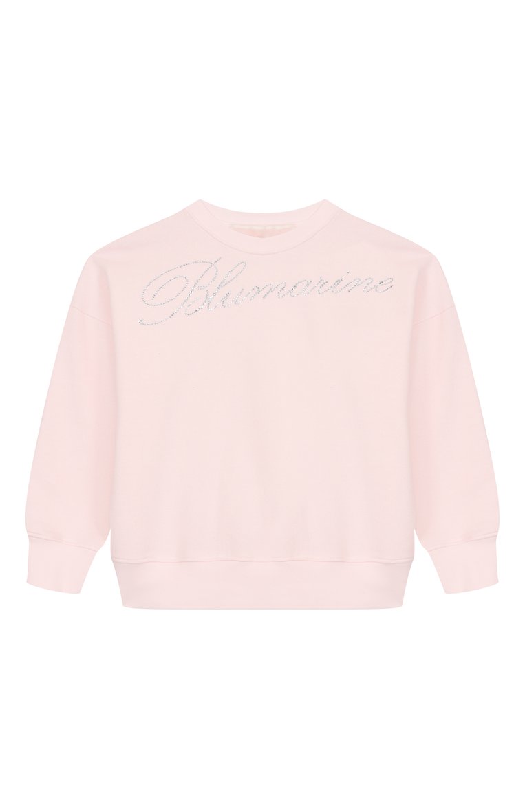 Хлопковый свитшот BLUMARINE, арт. BFFE001.0.FF010/6A-12A, фото 1