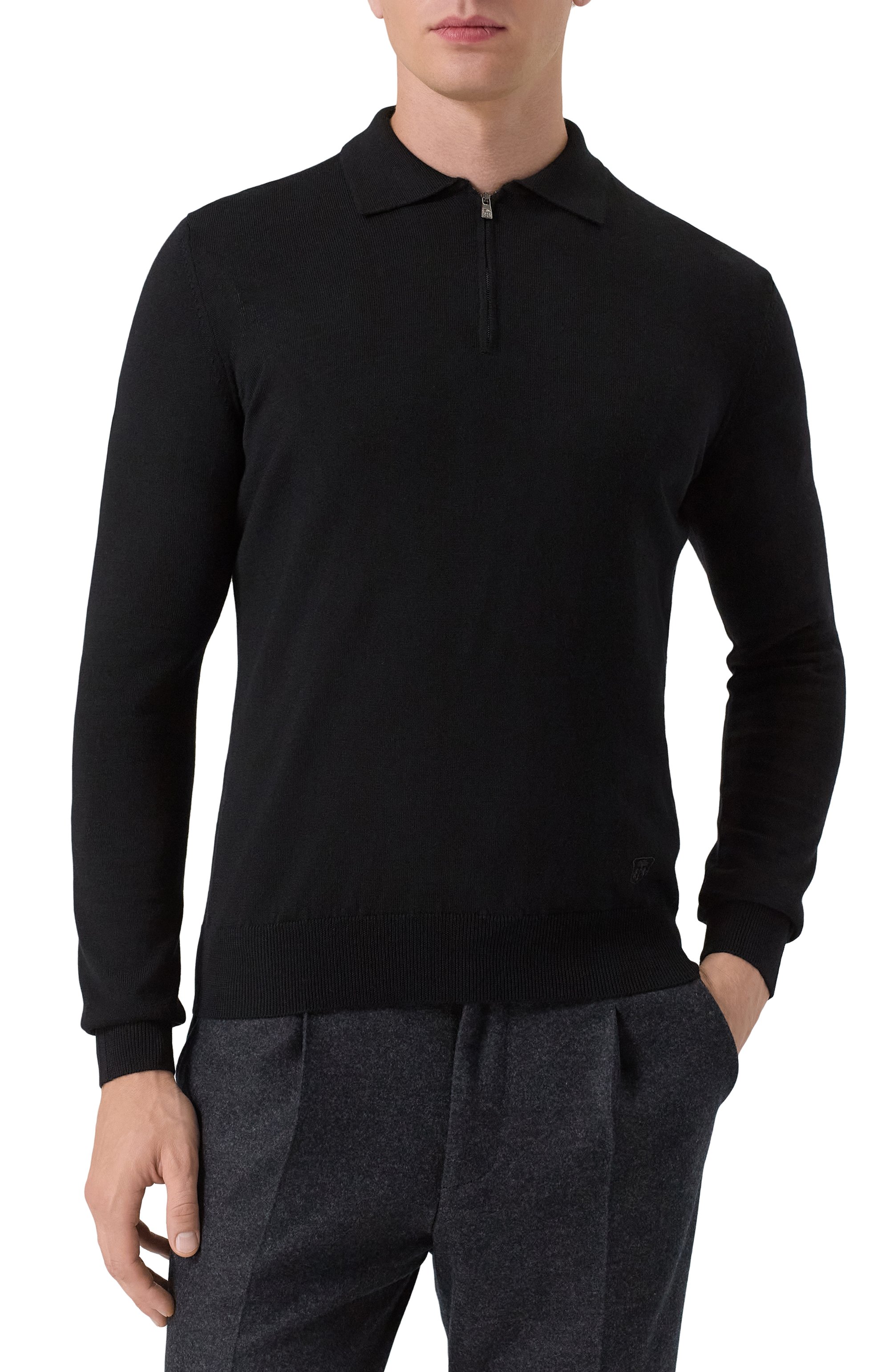 Шерстяное поло CORNELIANI, арт. 26M50F-2625100, фото 3