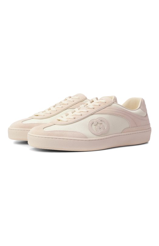 Комбинированные кеды G75 Gucci 812656/AADM0 Кремовый 812656/AADM0