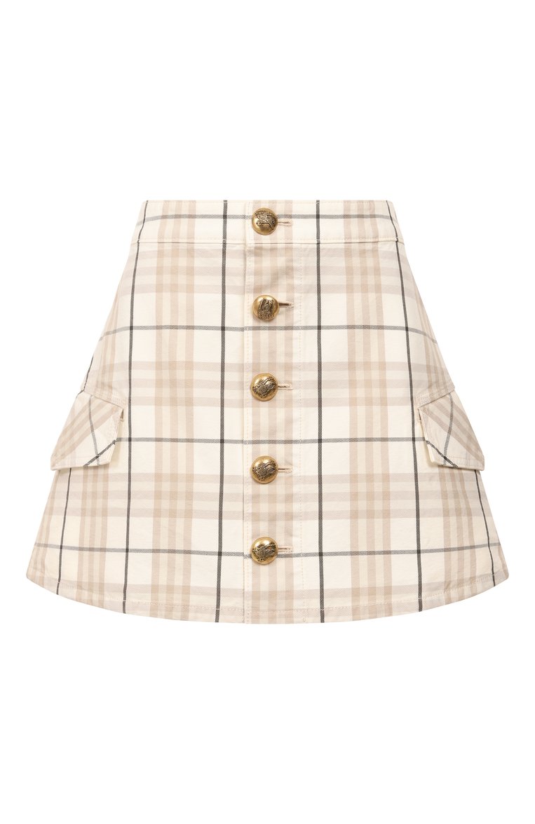 Хлопковая юбка BURBERRY, арт. 8108168, фото 1