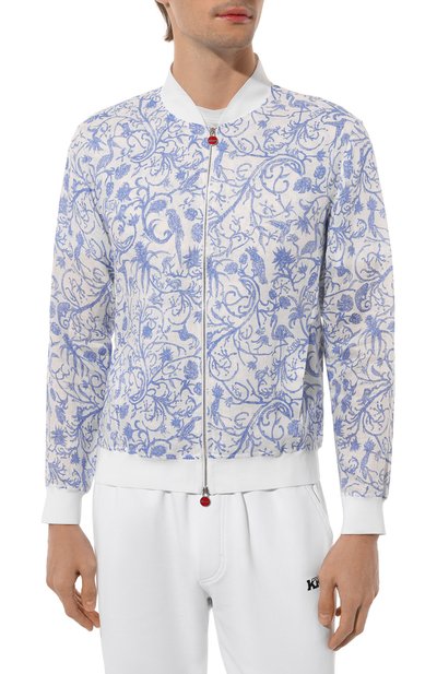 Льняной бомбер KITON, арт. UG0001H08902, фото 3