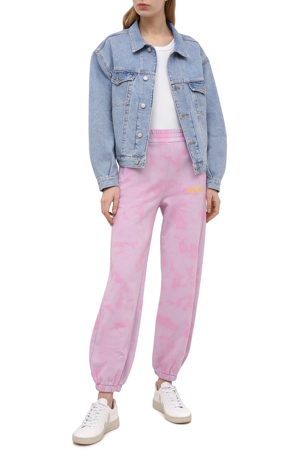 Хлопковые джоггеры VERSACE JEANS COUTURE, арт. A1HWA1VA-WDP320 L0G0 D/30443, фото 2