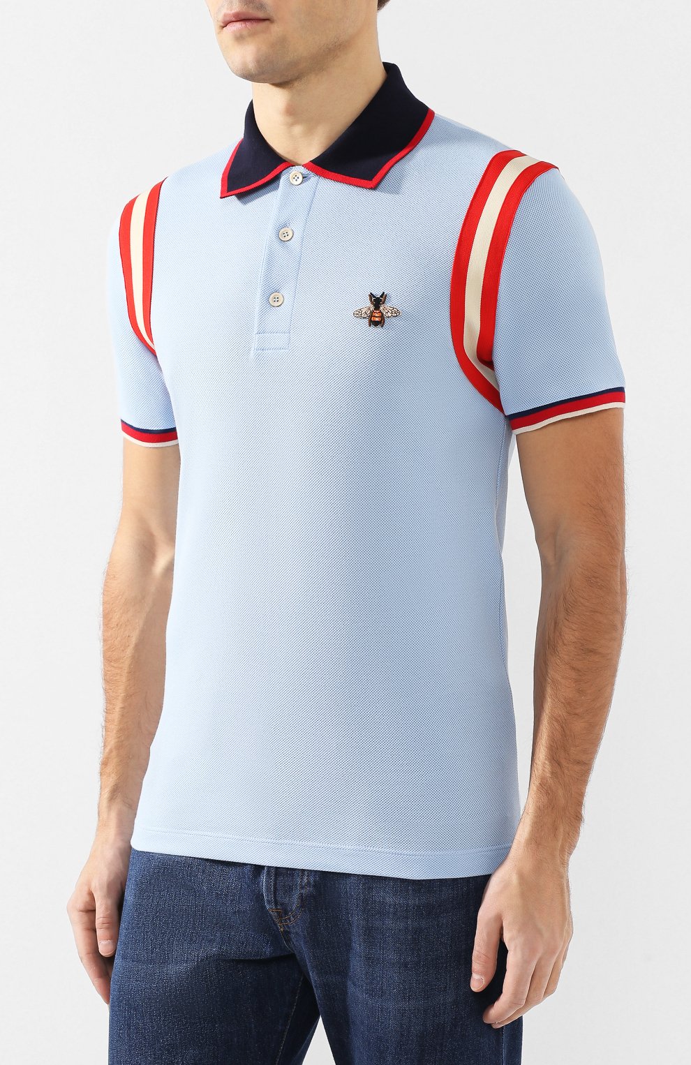 Хлопковое поло GUCCI, арт. 500971/X9M37, фото 3