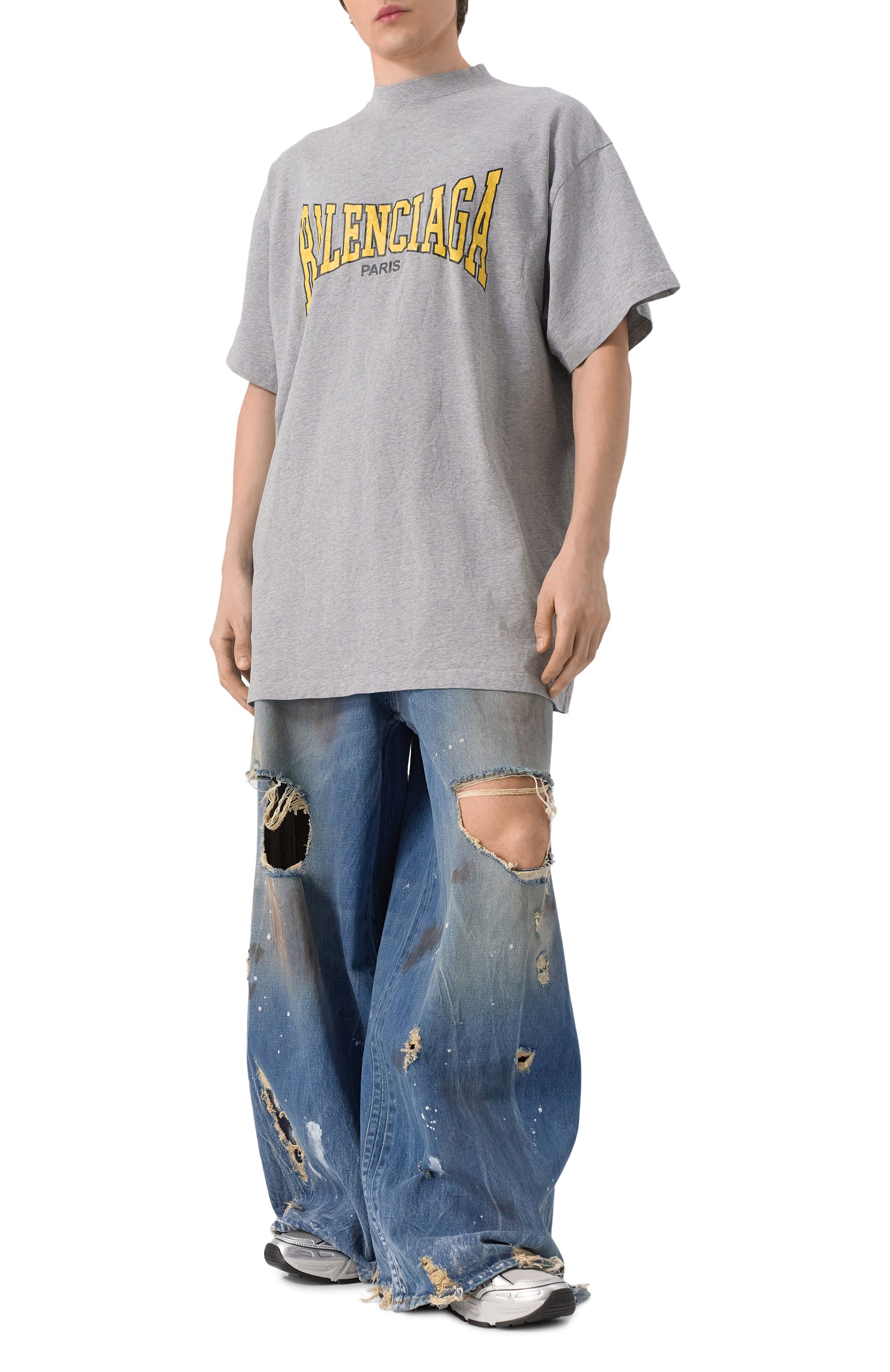 Хлопковая футболка BALENCIAGA, арт. 787349/TRVH5, фото 2