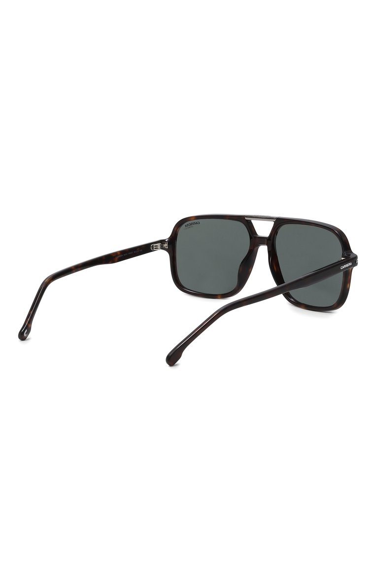 Женские солнцезащитные очки CARRERA коричневого цвета, арт. CARRERA 350 086 | Фото 5 (Нос: Не проставлено; Региональные ограничения белый список (Axapta Mercury): Не проставлено; Кросс-КТ: С/з-унисекс; Тип очков: С/з; Материал: Пласт�ик; Очки форма: Авиаторы; Оптика Гендер: оптика-унисекс)