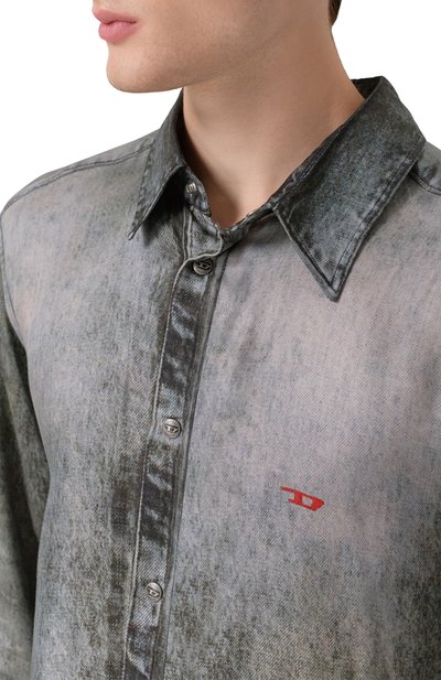 Рубашка из вискозы DIESEL, арт. A18622/0LKCT, фото 5