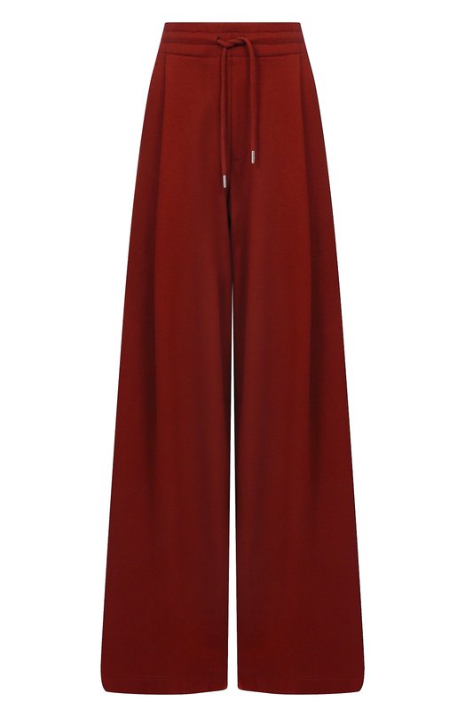 Хлопковые брюки Dries Van Noten 252-011139-2611 Бордовый 252-011139-2611