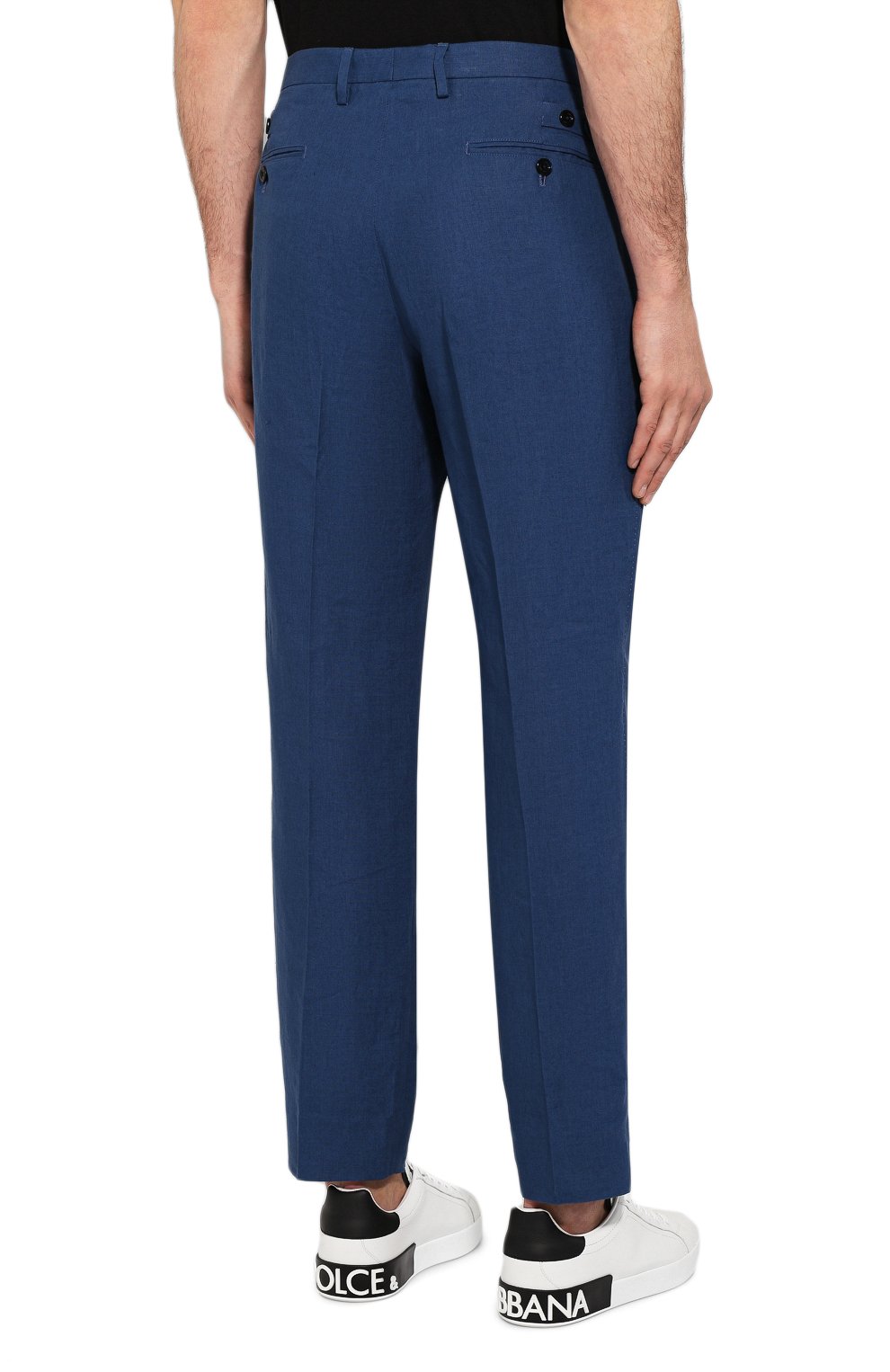 Льняные брюки DOLCE & GABBANA, арт. GY6IET/FU4JB, фото 4