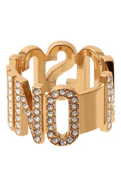 Женское кольцо MOSCHINO золотого цвета, арт. 71 A9150 8435 | Фото 3 (Нос: Не проставлено; Региональные ограничения белый список (Axapta Mercury): Не проставлено; Материал: Металл)