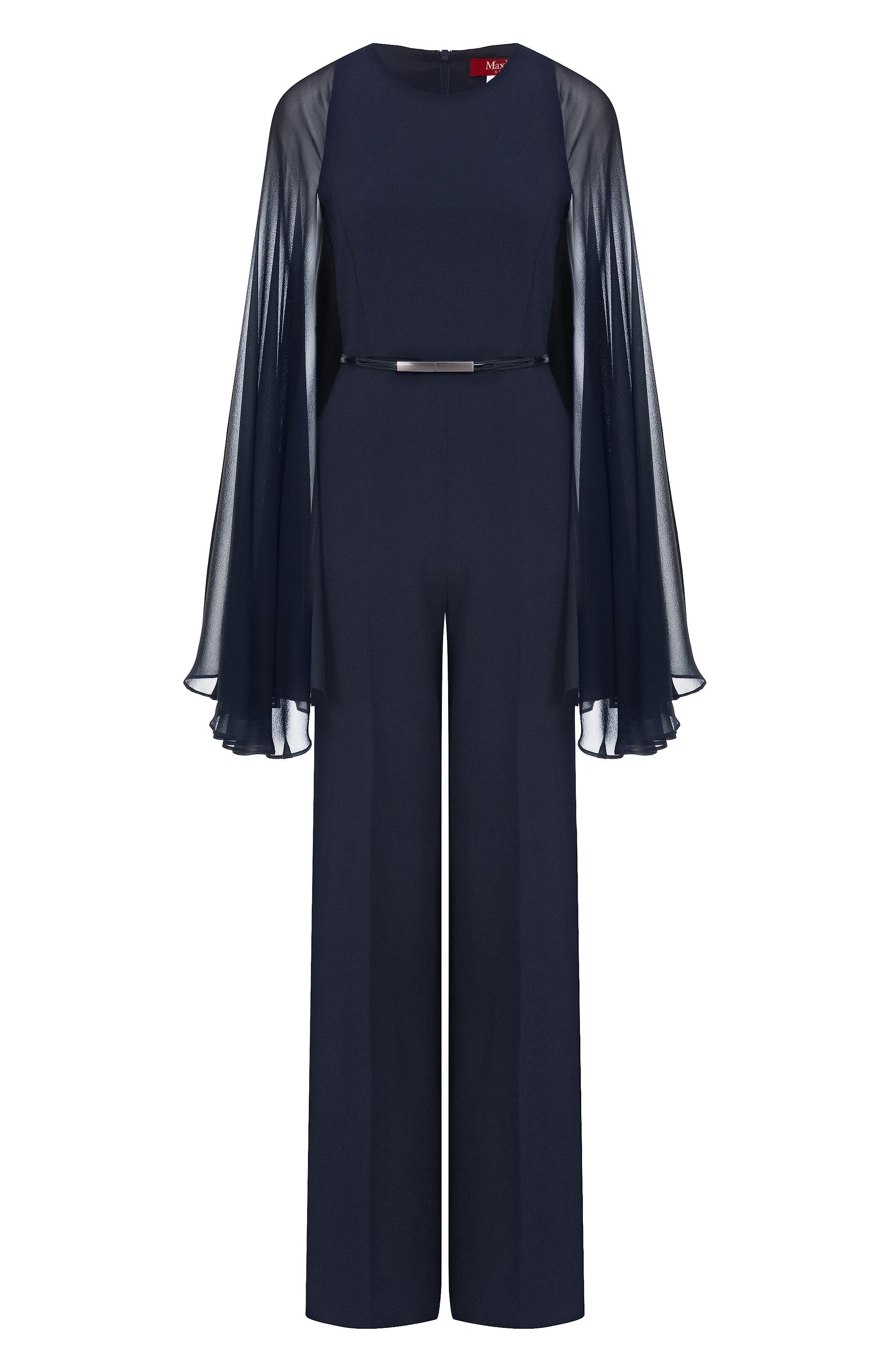 Комбинезон MAX MARA STUDIO темно-синего цвета по цене 115500 руб., арт. VERTICE, фото 1 Комбинезон MAX MARA STUDIO, арт. VERTICE, фото 1