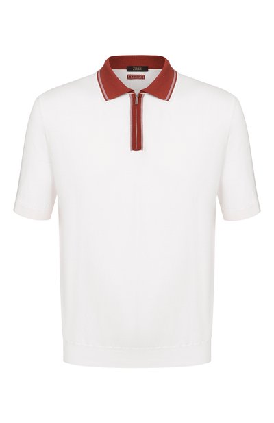 Мужская поло из хлопка и шелка ZILLI, арт. KZP002M0142VUC000