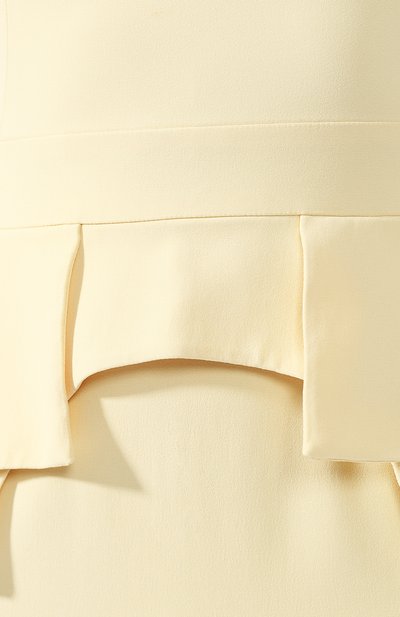 Платье с оборками ALEXANDER MCQUEEN желтого цвета по цене 191000 руб., арт. 570412/QME40, фото 5 Платье с оборками ALEXANDER MCQUEEN, арт. 570412/QME40, фото 5