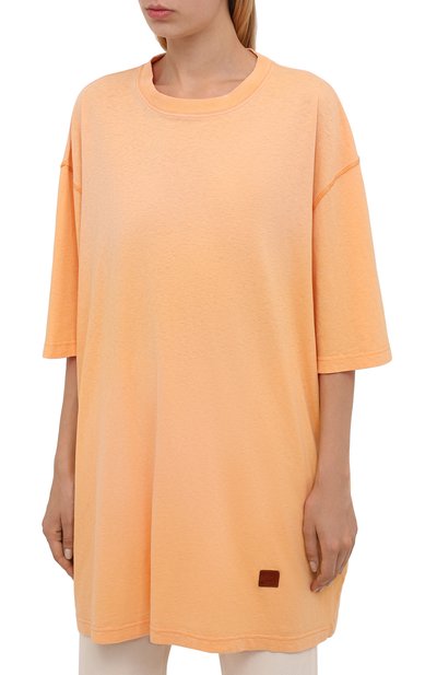 Хлопковая футболка ACNE STUDIOS, арт. CL0104/W, фото 3