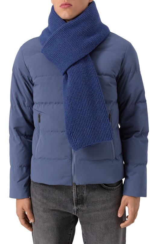 Шерстяной шарф Paul&Shark 15317065 Синий  15317065 Фото 2