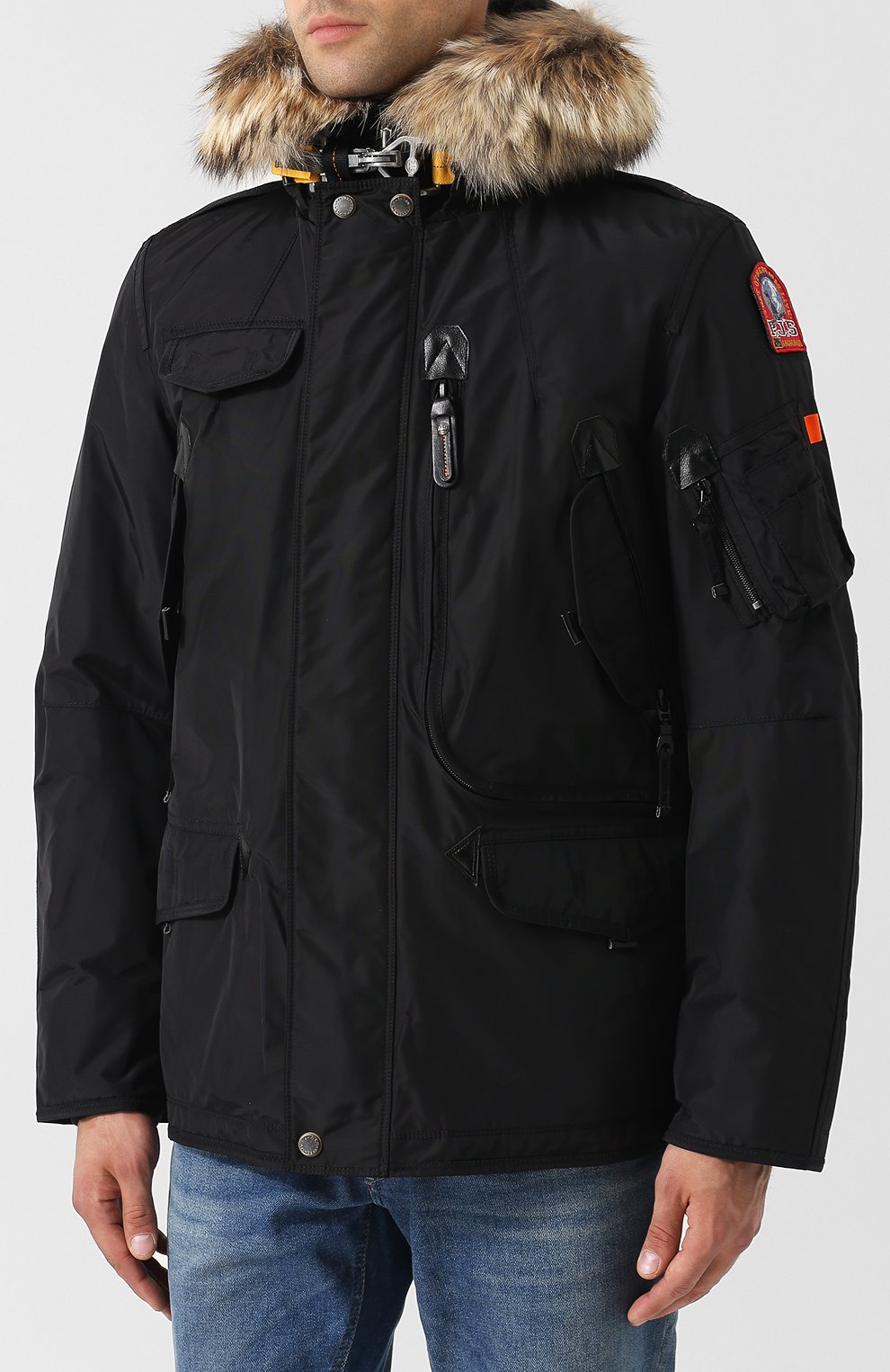 Пуховая парка right hand с меховой отделкой PARAJUMPERS, арт. MA03/RIGHT HAND, фото 3