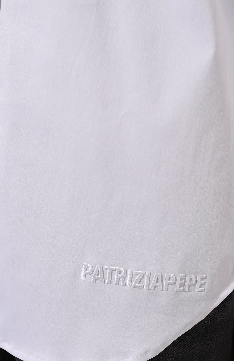 Рубашка PATRIZIA PEPE белого цвета по цене 31800 руб., арт. 8C0627_A303, фото 5 Рубашка PATRIZIA PEPE, арт. 8C0627_A303, фото 5