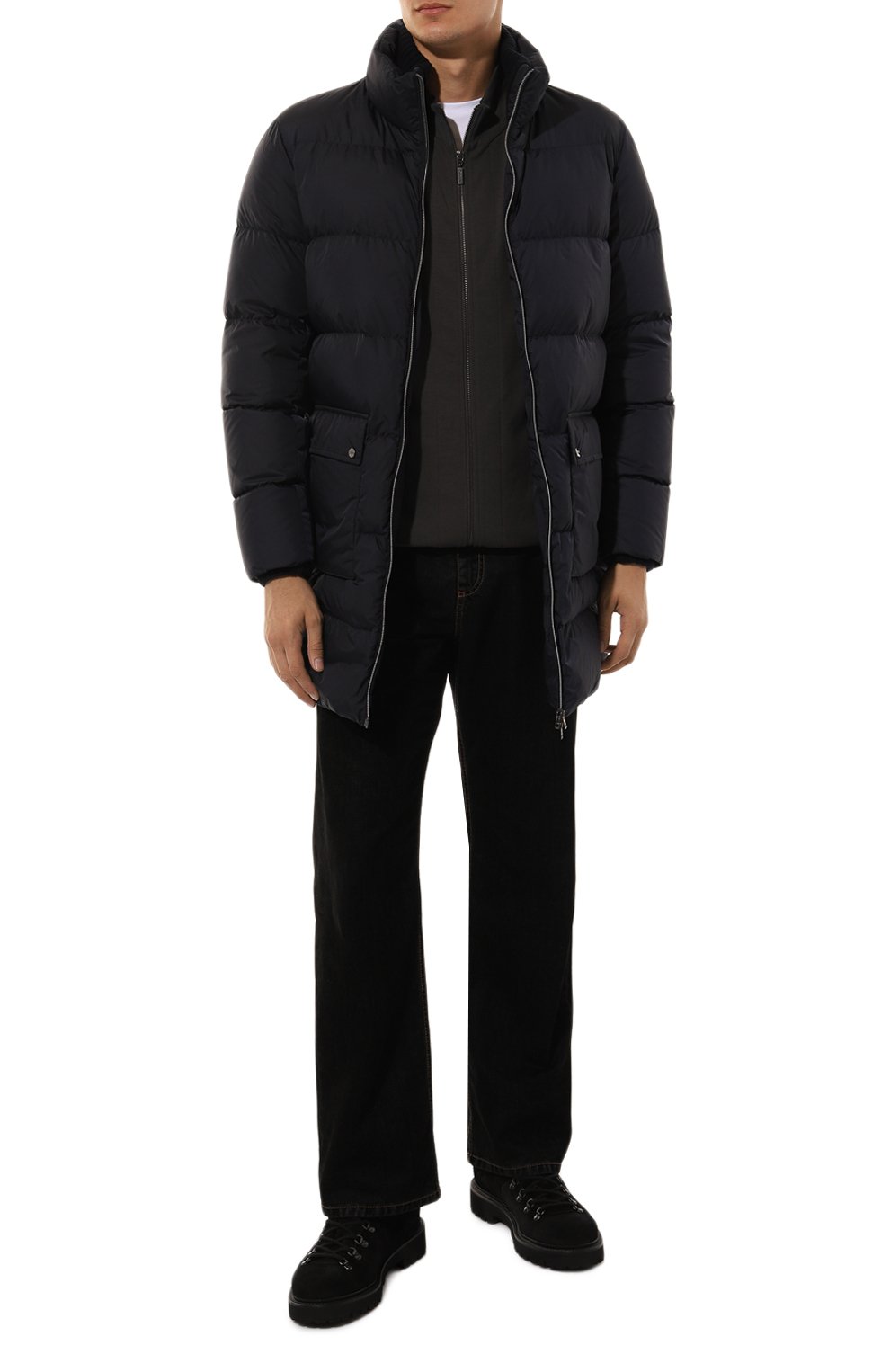 Пуховик HERNO темно-синего цвета по цене 87550 руб., арт. PI001149U/12004Z, фото 2 Пуховик HERNO, арт. PI001149U/12004Z, фото 2